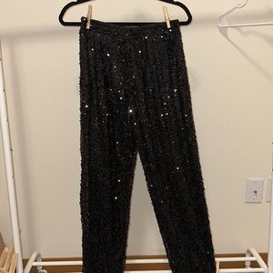 SHEIN SEQUIN TRACK PANTS